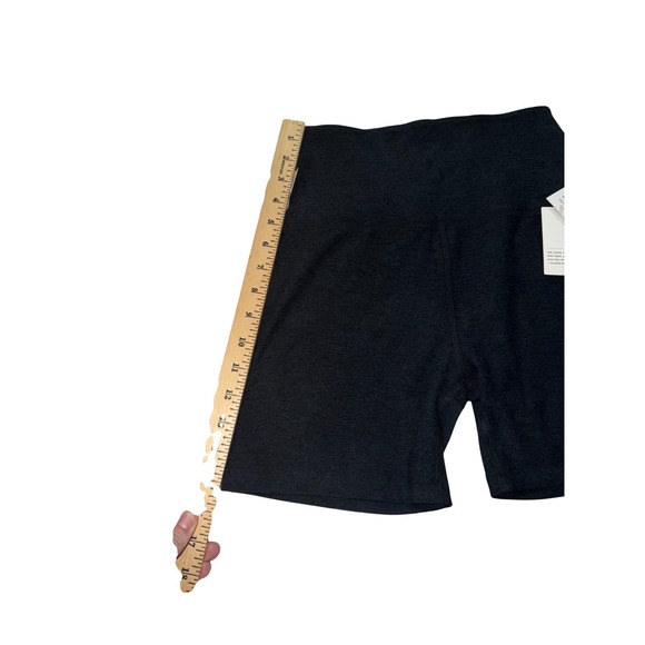 Beyond Yoga Spacedye Keep Pace Biker Shorts Darkest Night Black SD5111 Mens M - Picture 3 of 8